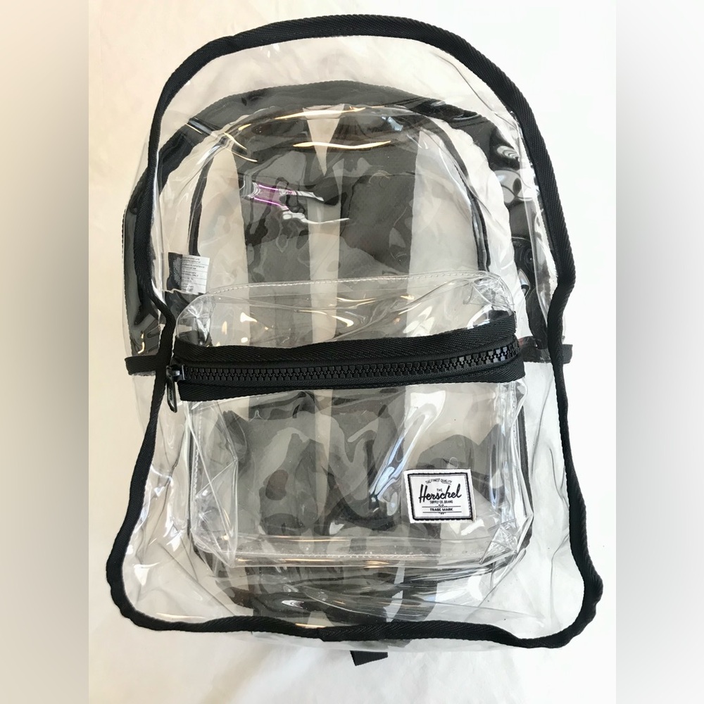 Herschel clear/transparent backpack-perfect for concerts!